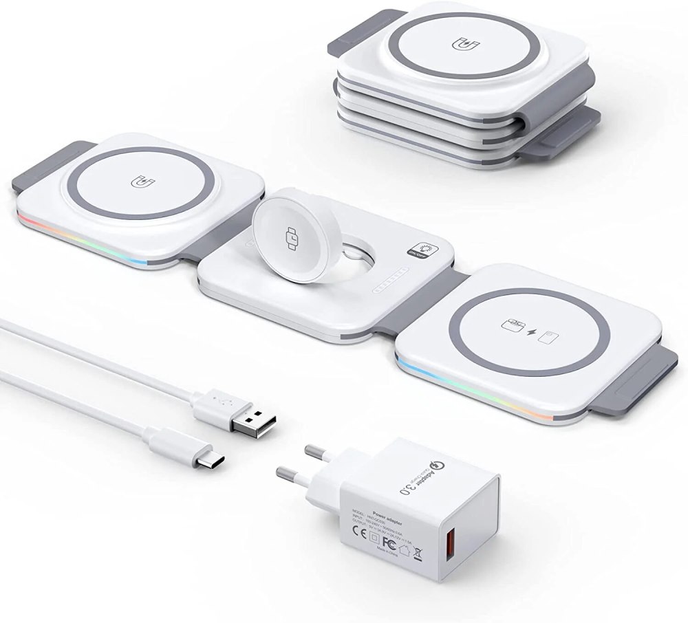 Wireless Charger Small Foldable Magnetic Charging Pad