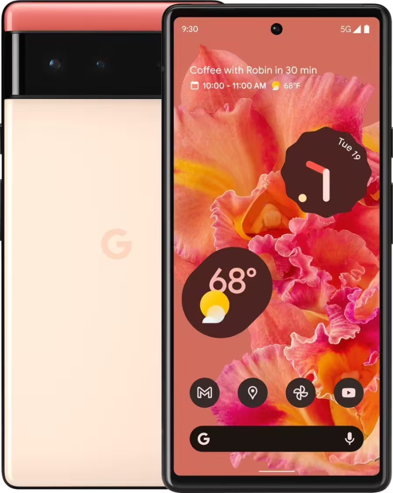 Orginal Google Pixel 6 128GB 1SIM + 1eSIM Unlocked Smartphone 98% New