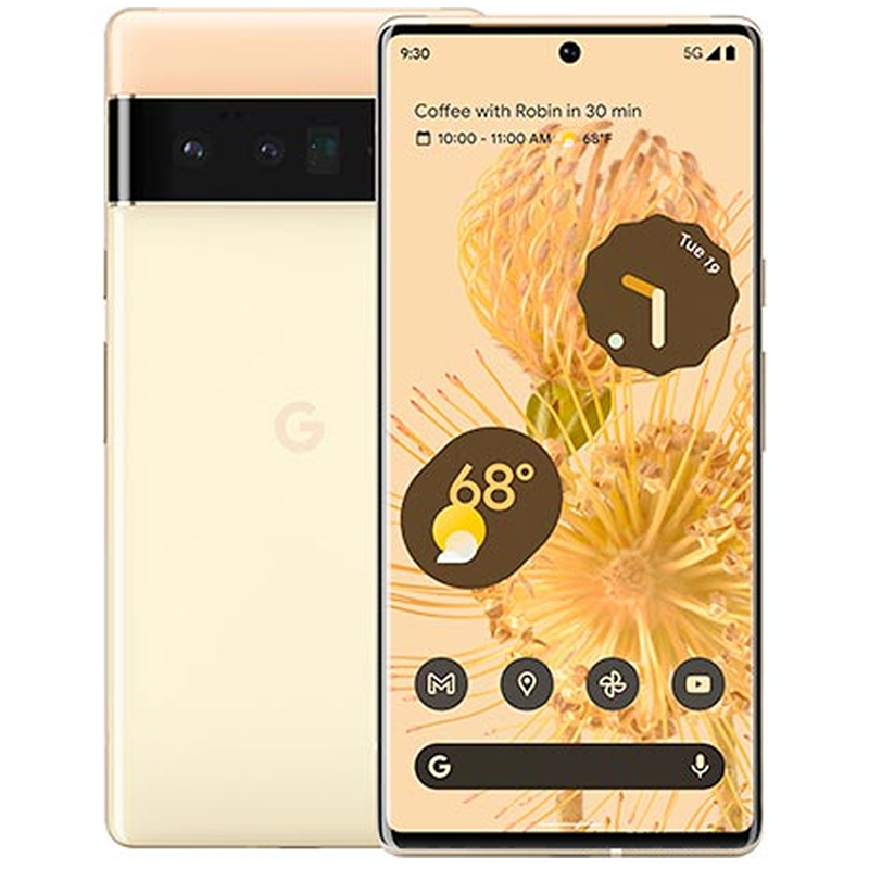 Orginal Google Pixel 6 Pro 128GB 1SIM + 1eSIM Unlocked Cellphone 98% New