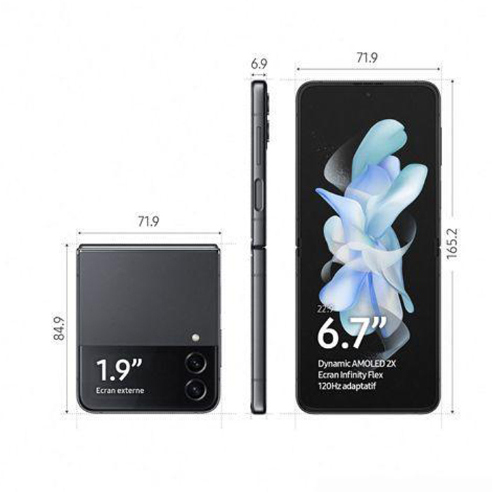 Galaxy Flip4 128GB/256GB ROM Unlocked  5G Cell Phone (Renewed)