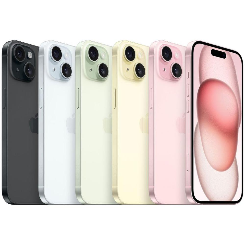 iPhone 15 128GB/256GB/512GB Unlocked 5G Mobile Phone (Renewed)