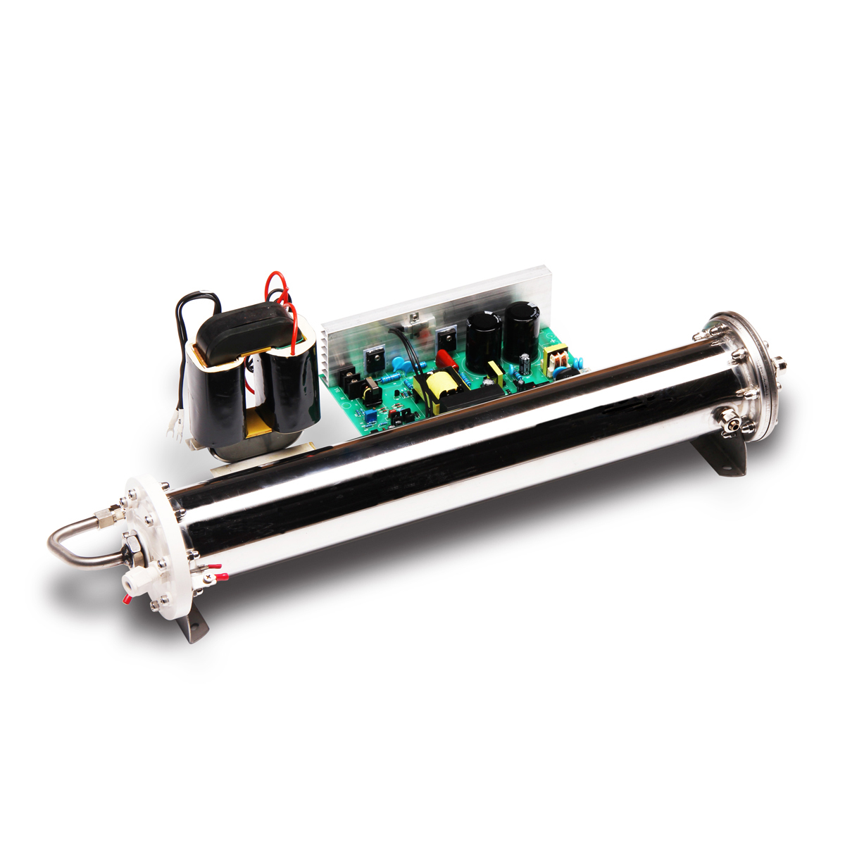 High Concentration Water Cooling Enamel Ozone Tube With Transformer