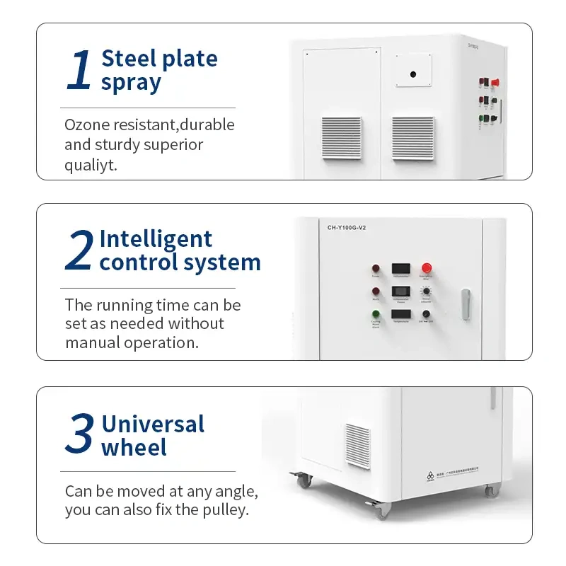 10-300g/h Oxygen Source Ozone Generator