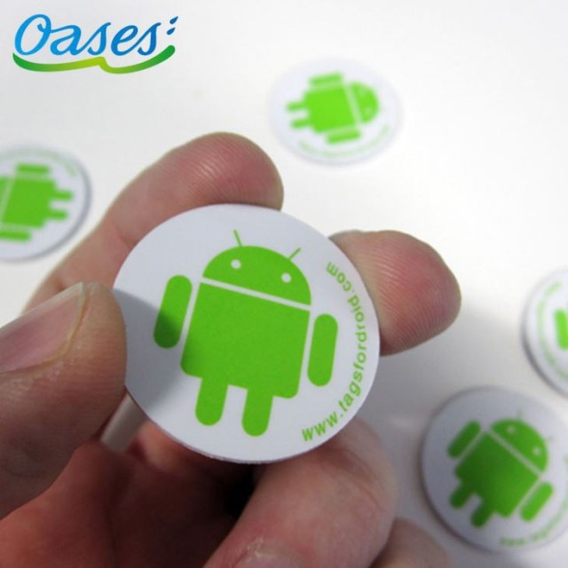 NTAG213/ 215 NFC Label PVC& Paper Material NFC Sticker/ NFC Tag For Phone App Application