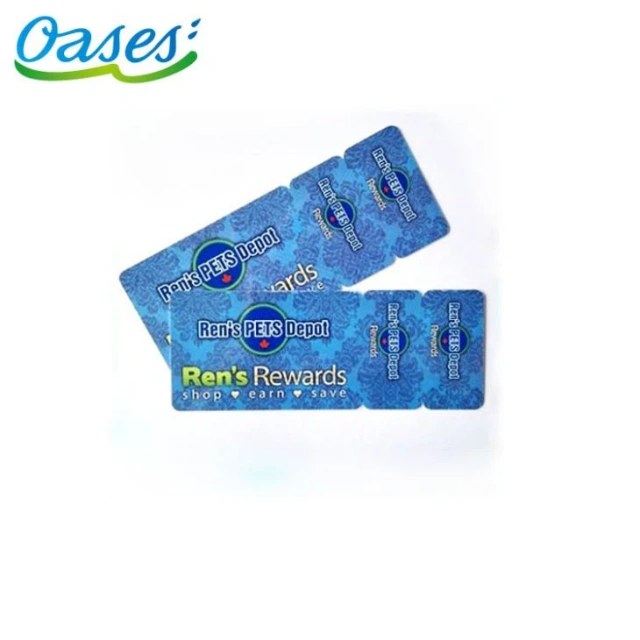 Plastic PVC Barcode Key Tags / Combo Card
