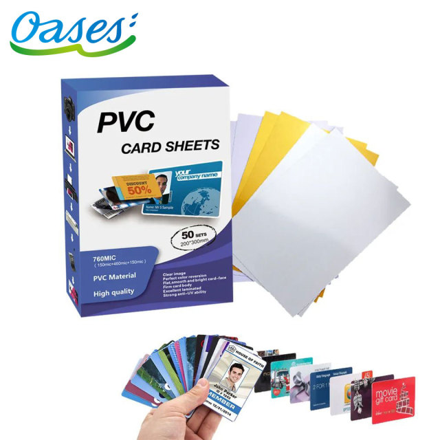 A4 Szie Inkjet Printable PVC Plastic Sheet