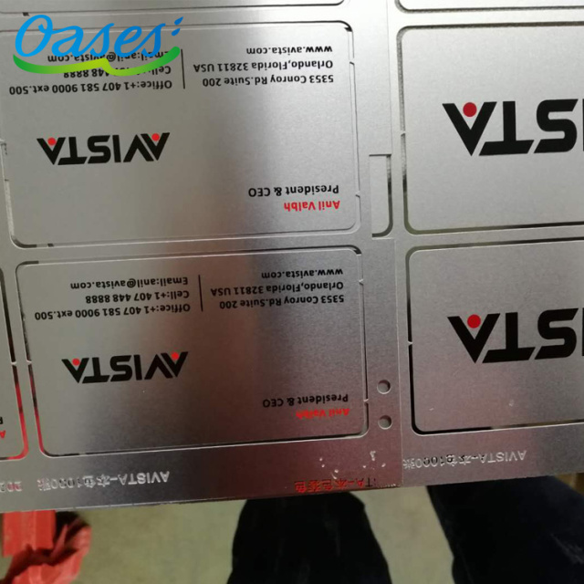 304 Stainless Steel Material Metal Business Card Wholesale