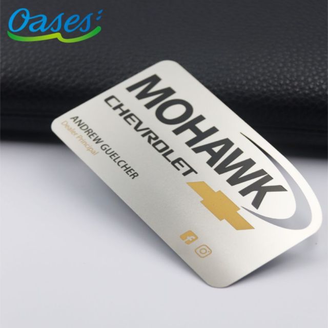 304 Stainless Steel Material Metal Business Card Wholesale