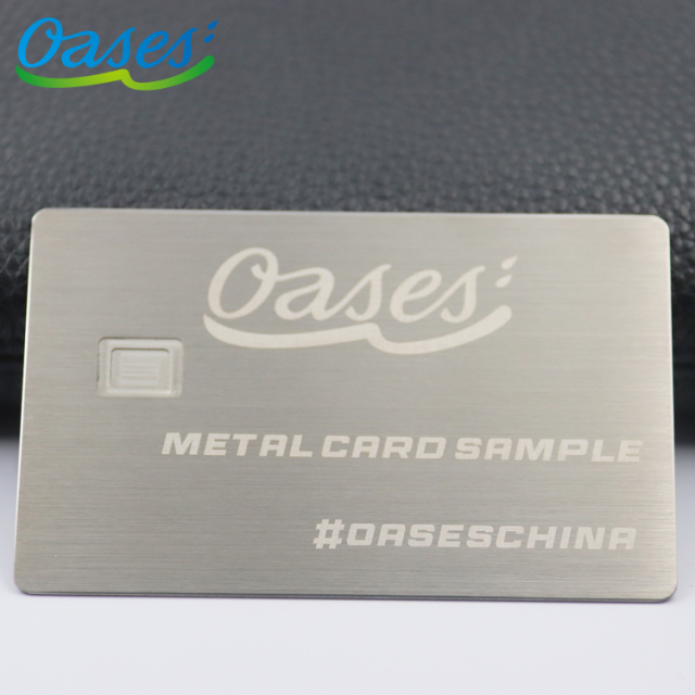 Blank Metal Business Cards