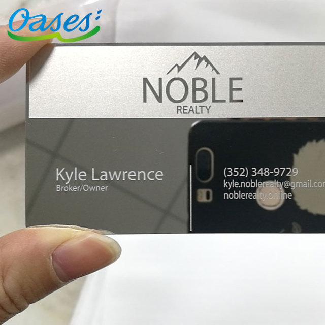 Mirror Finish Metal Business Cards