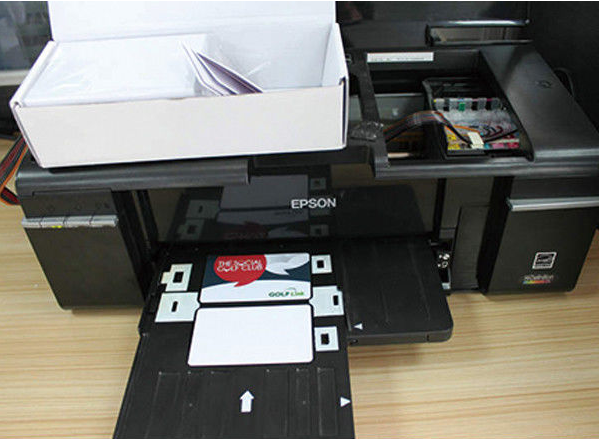 Impresora Epson L800 Tarjetas de plástico de PVC en blanco imprimibles por inyección de tinta