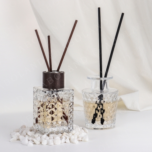 Home Fragrance Glass Bottle Elegant Reed Diffuser Bottle