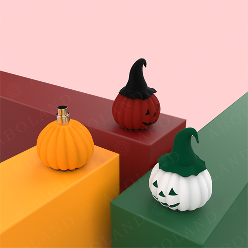 Unique Pumpkin Shaped Perfume Glass Bottle
