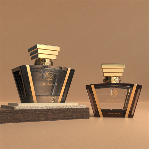 Irregular Trapezoid Shape Bottle With Zamac Ladder Cap