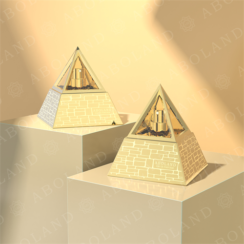 Pyramids Design Perfume Bottle Packaging Manufacturer