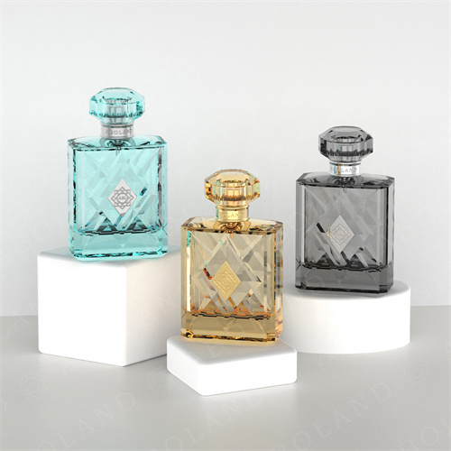 Wholesale Glass Bottles for Perfume With Acrylic Cap Plate with Logo
