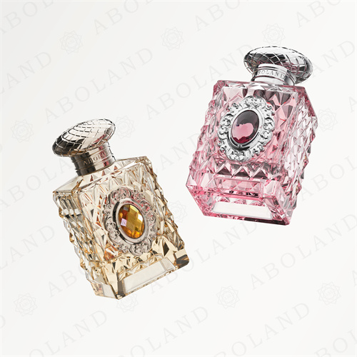 100ML Luxury Perfume Bottle With Diamond Accessory Color Customization