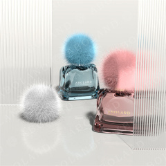 Empty Glass Bottle Designer Perfume Bottles Wholesale with Fluffy Cap