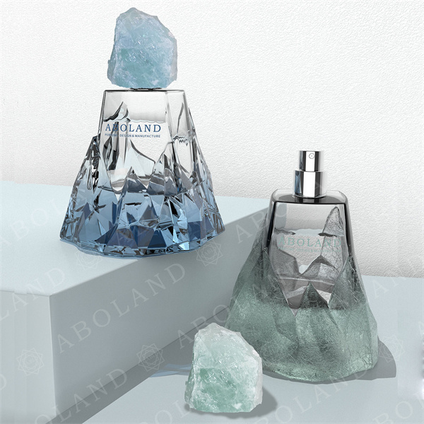 Custom Perfume Bottle Design Volcano Design Empty Glass Bottle Manufacture view 4