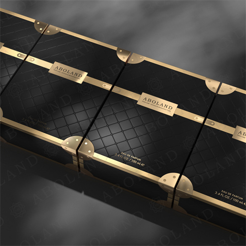 Empty Perfume Bottle Packaging Box Book Type Design