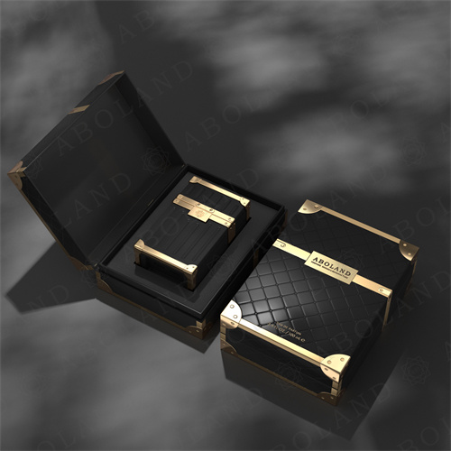 Empty Perfume Bottle Packaging Box Book Type Design