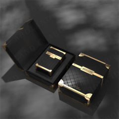 Empty Perfume Bottle Packaging Box Book Type Design view 2