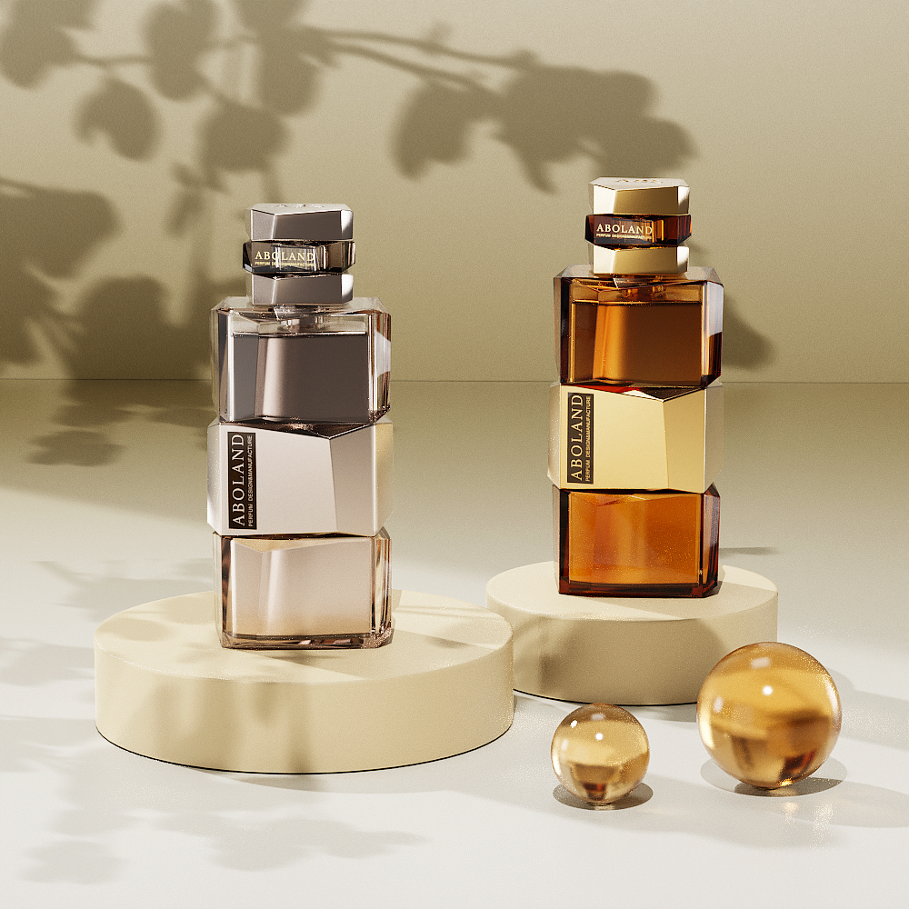 Aboland Perfume Bottle Design Custom Perfume Bottle Elegant 100ml Perfume Bottle