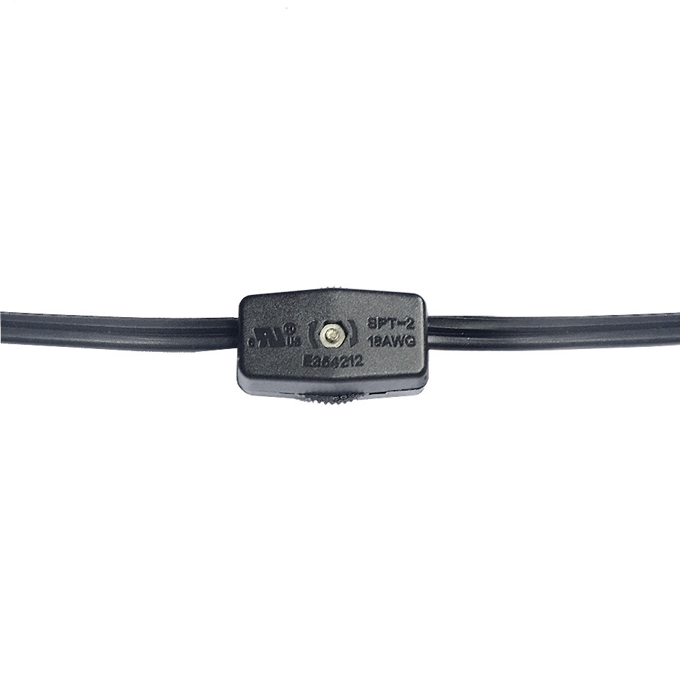 Plug Wire Kit Indoor Power Extension Cord Kit with On Off Switch 300V 18 AWG 105℃ High Temperature Resistance Appliance Extension Cord Connector