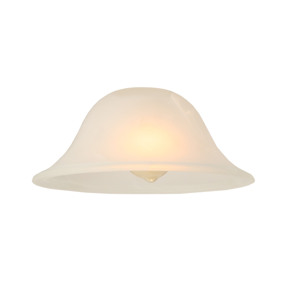 Floor Lamp Glass Shade Replacement Globe -Fitting Modern Alabaster Style Light Fixture Shade, Height: 4.2 inch, Width: 9.5 inch. Lipless(A00039)