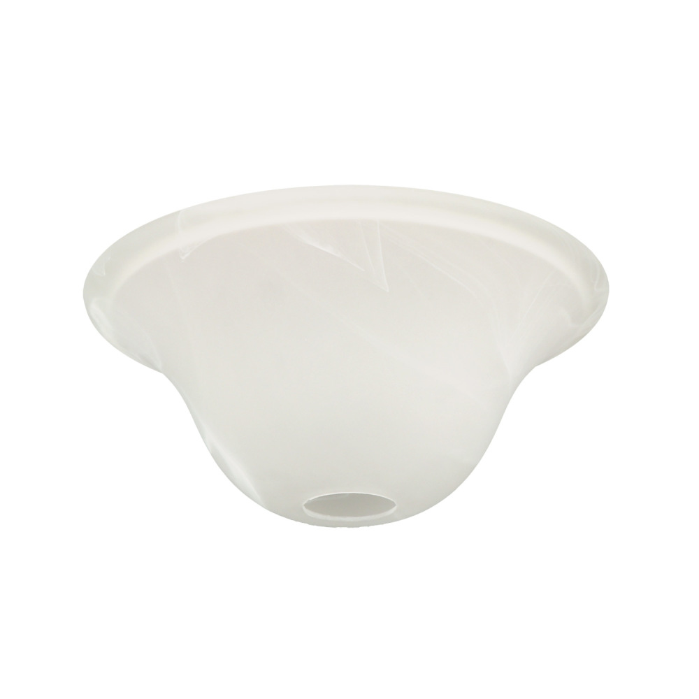 Floor Lamp Glass Shade Replacement Globe -Fitting Modern Alabaster Style Light Fixture Shade, Height: 4.2 inch, Width: 9.5 inch. Lipless(A00039)