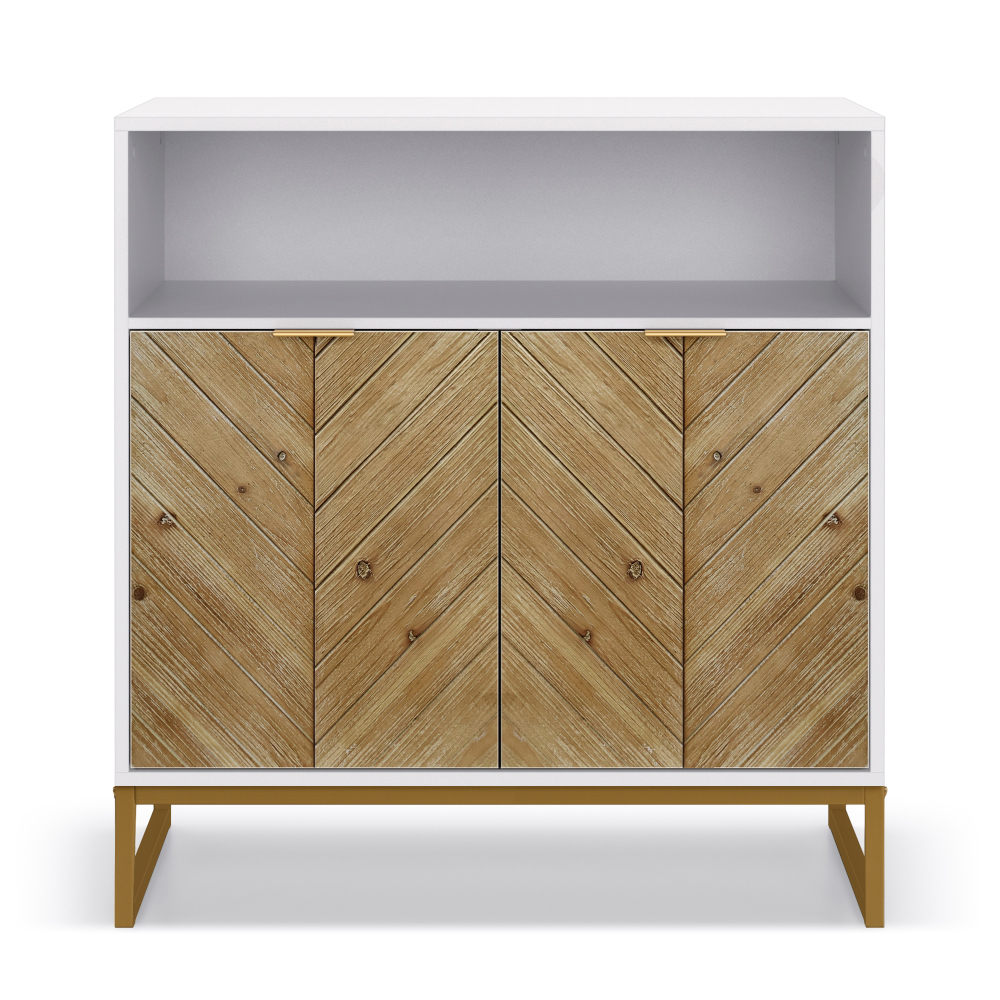Anmytek Sideboards and Buffets with Storage, Accent Storage Cabinet with Doors and Adjustable Shelf Kitchen Cabinet TV Console Cabinet  H0067