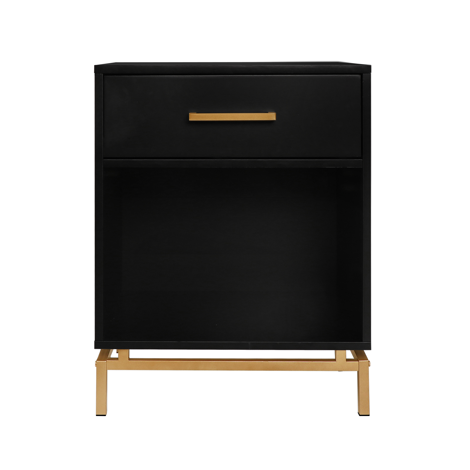Anmytek Wood Nightstand, 25" H Bedside Table with Drawer