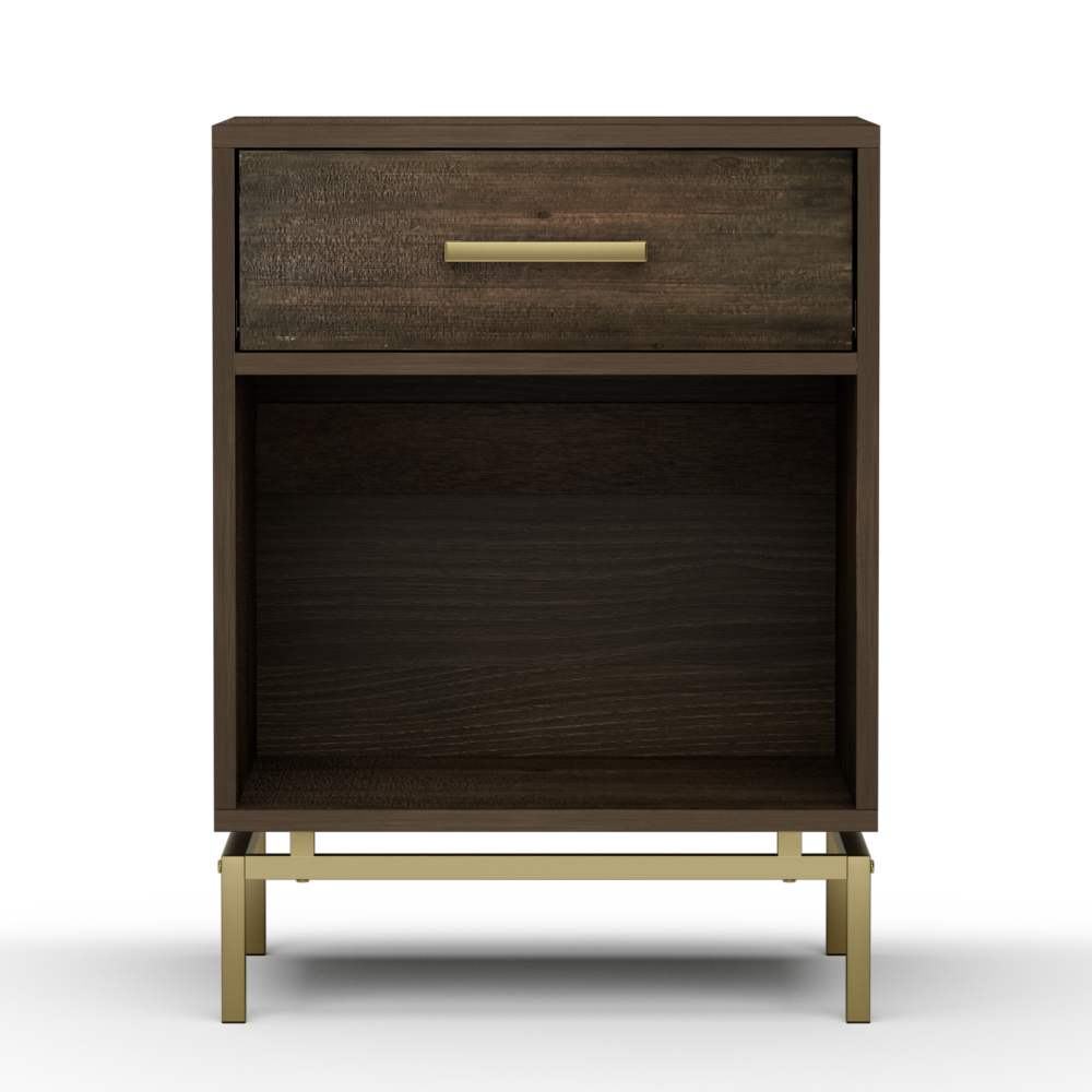 Anmytek Mid Century Modern Nightstand Bedside Table with Drawer