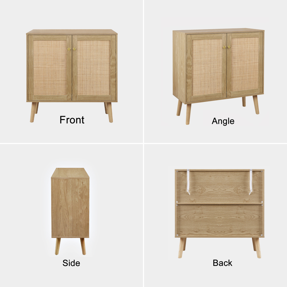Anmytek Accent Cabinet Kitchen Buffet Sideboard with 2 Doors