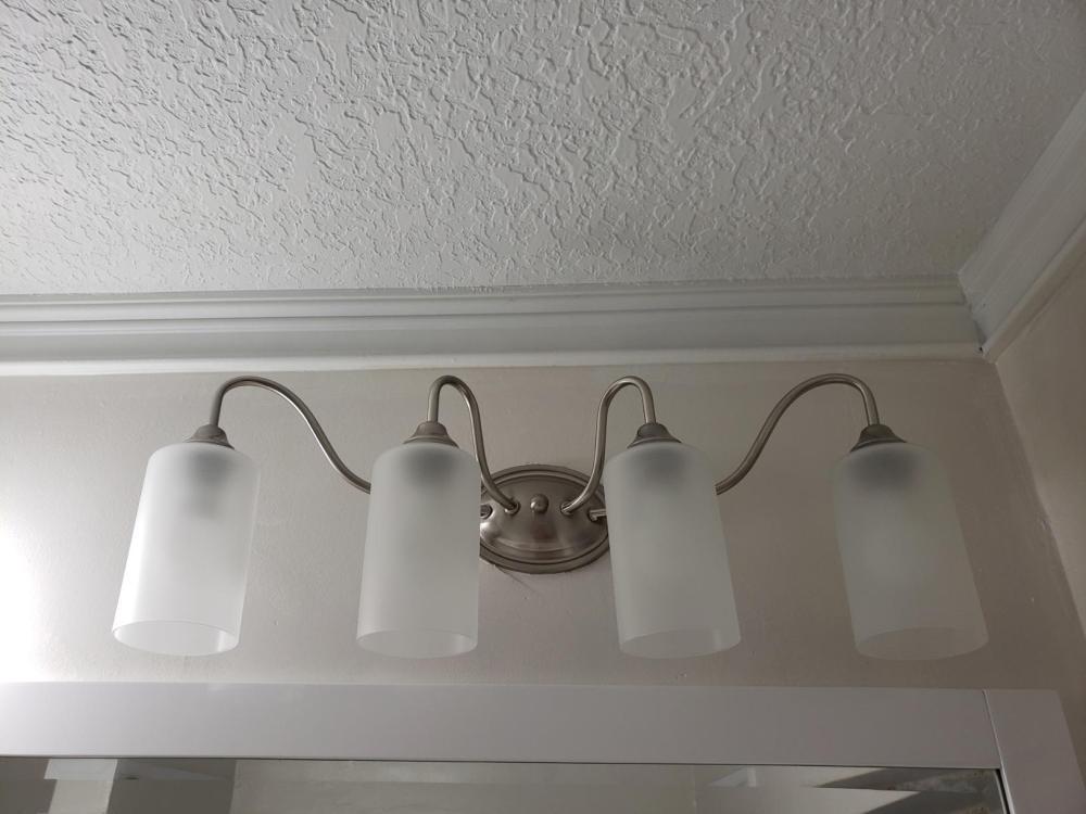 Anmytek Frosted Glass Shades Replacement Cylinder Lamp Shade Lipless with 1-5/8 inch Fitter 4 Pack