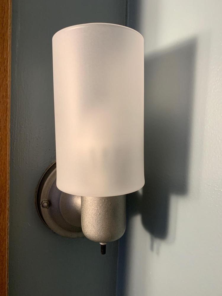 Anmytek Frosted Glass Shades Replacement Cylinder Lamp Shade Lipless with 1-5/8 inch Fitter 4 Pack
