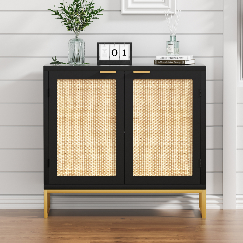 Anmytek Accent Storage Cabinet With 2 Doors Sideboard