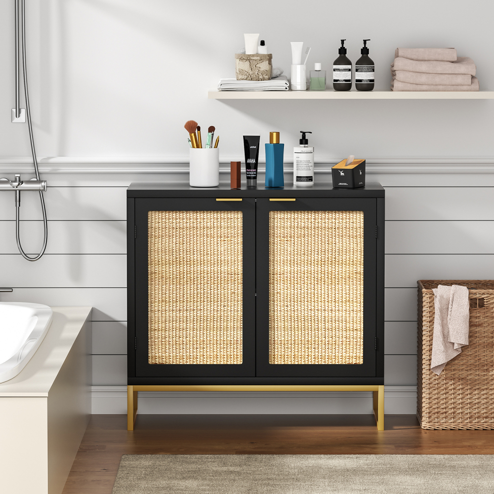 Anmytek Accent Storage Cabinet With 2 Doors Sideboard