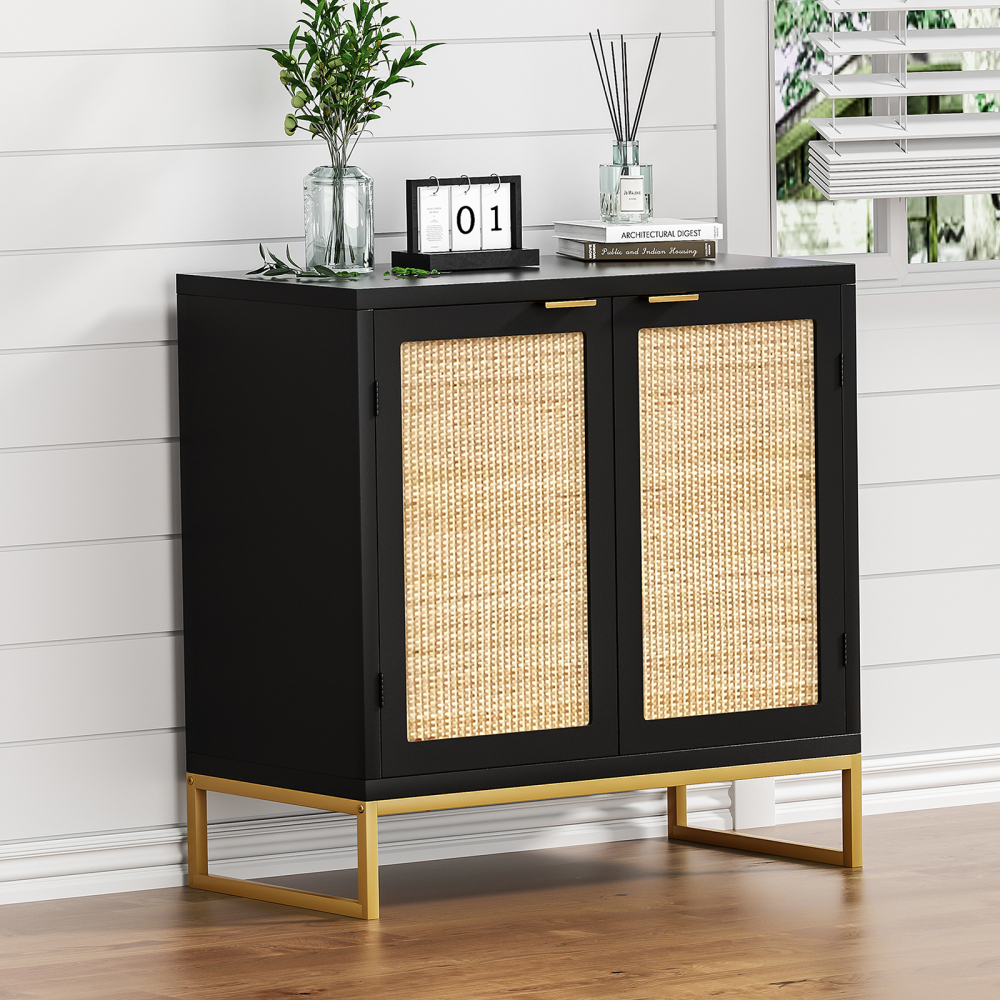 Anmytek Accent Storage Cabinet With 2 Doors Sideboard