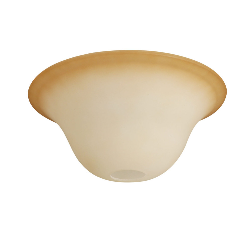 Anmytek Small Floor Lamp Glass Shade Replacement Globe -Fitting Opening 1.625" Elegant Style Small Light Fixture Shade, Height: 4.13 inch (105mm), Width: 9.45 inch (240mm). Lipless