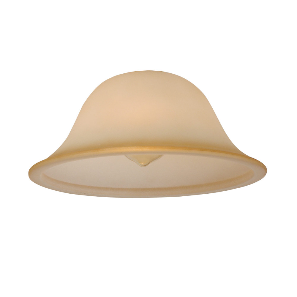 Anmytek Small Floor Lamp Glass Shade Replacement Globe -Fitting Opening 1.625" Elegant Style Small Light Fixture Shade, Height: 4.13 inch (105mm), Width: 9.45 inch (240mm). Lipless