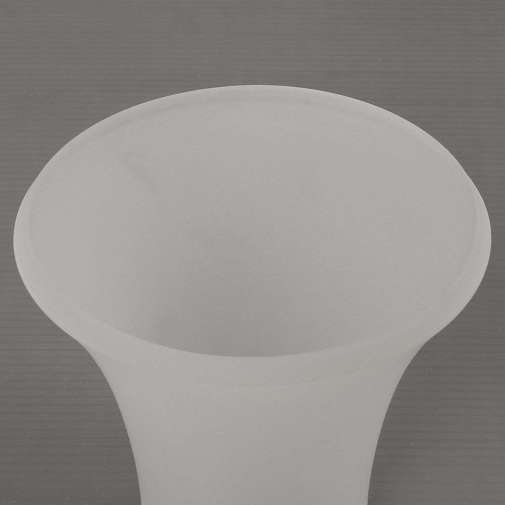Anmytek 4 Packs Bell Shaped Frosted Glass Lamp Shade Replacement for Ceiling Fan Kit Hanging Lighting Fixture A00049
