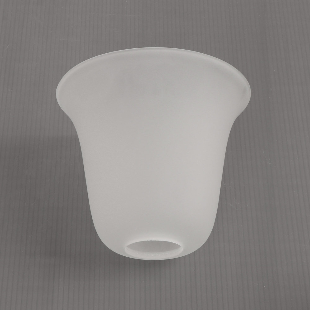 Anmytek 3 Pack Bell Shaped Frosted Glass Lamp Shade Replacement with 1-5/8-inch Fitter Opening for Ceiling Fan Light Kit Wall Sconce Pendant Light Fixture A00046