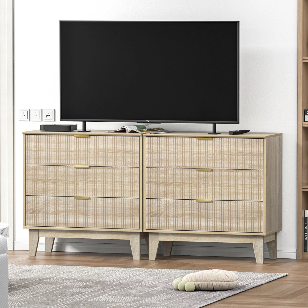 Anmytek 3 Drawer Dresser for Bedroom, Modern Closet Dressers Chest of Drawers, Wood Tall Dresser Storage Anmytek 3 Drawer Dresser for Bedroom, Modern Closet Dressers Chest of Drawers, Wood Tall Dresser Storage