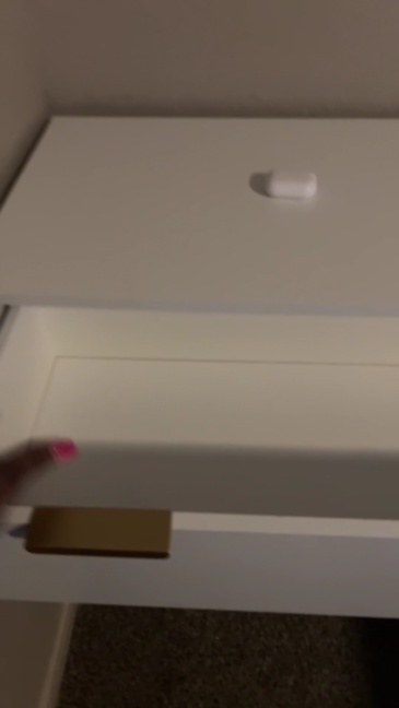 Anmytek Dresser for Bedroom with 3 Drawer and Spacious Storage