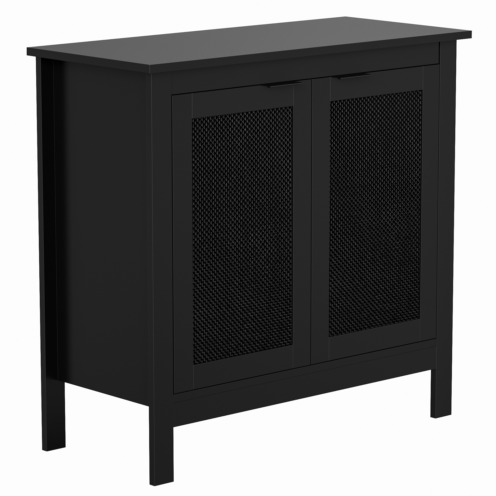 Anmytek Black Sideboard Buffet Cabinet, Farmhouse Kitchen Storage Cabinets