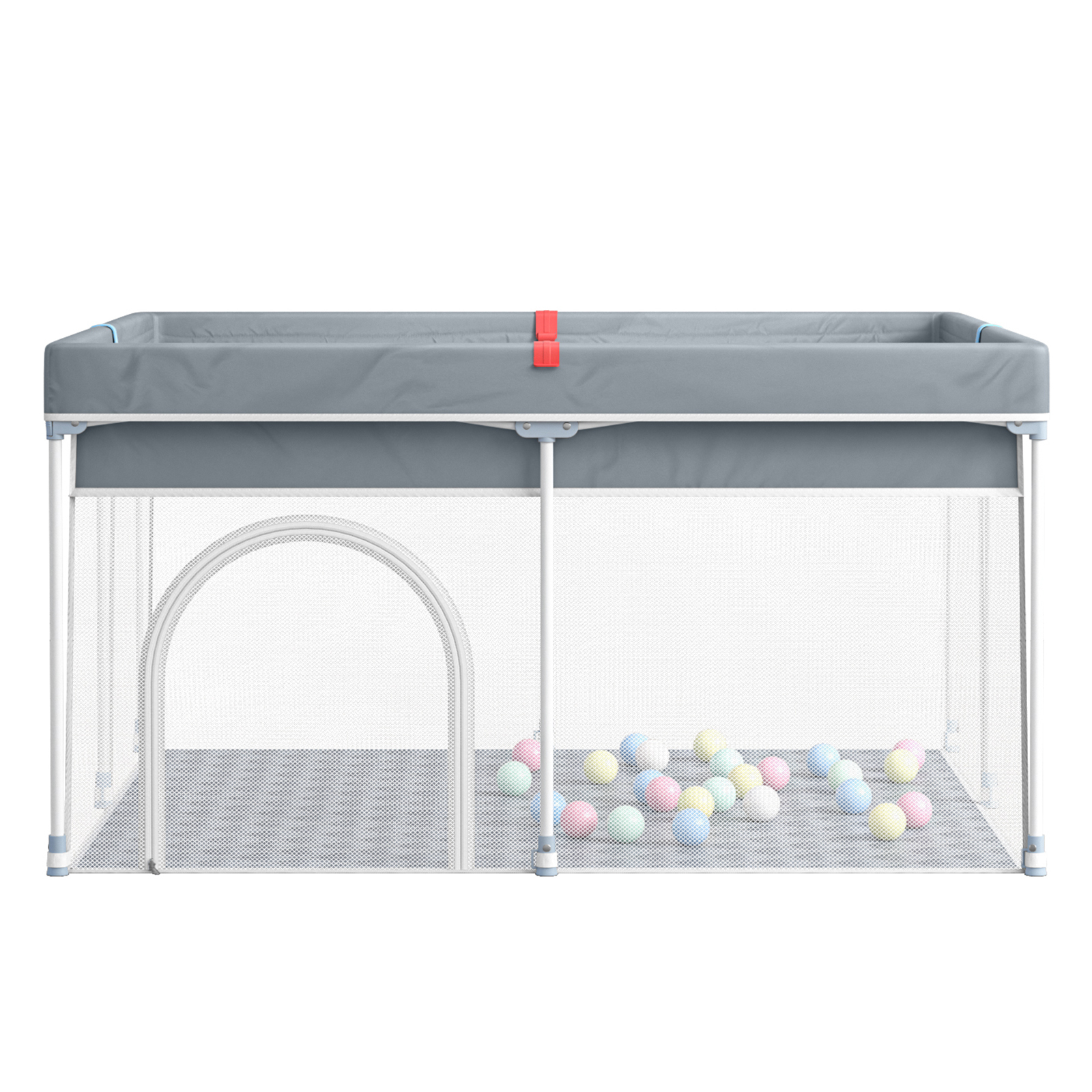 Anmytek Foldable Baby Playpen with Mat, Safe Sturdy, Play Yard, Anti-Slip, Playard with Mat