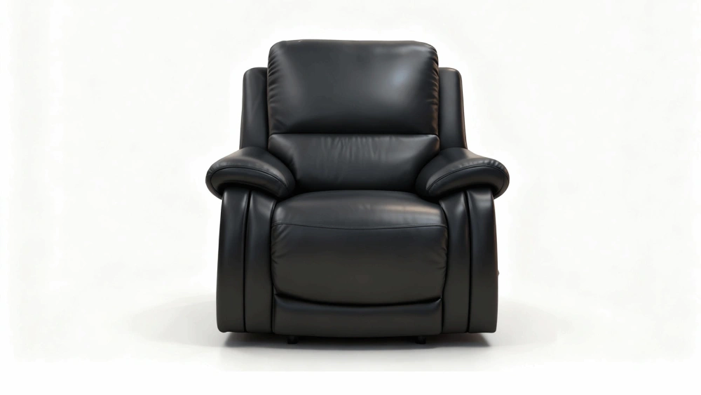 Anmytek Manual Recliner Chair, Adjustable Back Single Sofa for Living Room, Modern Lounge Chair with Padded Armrests
