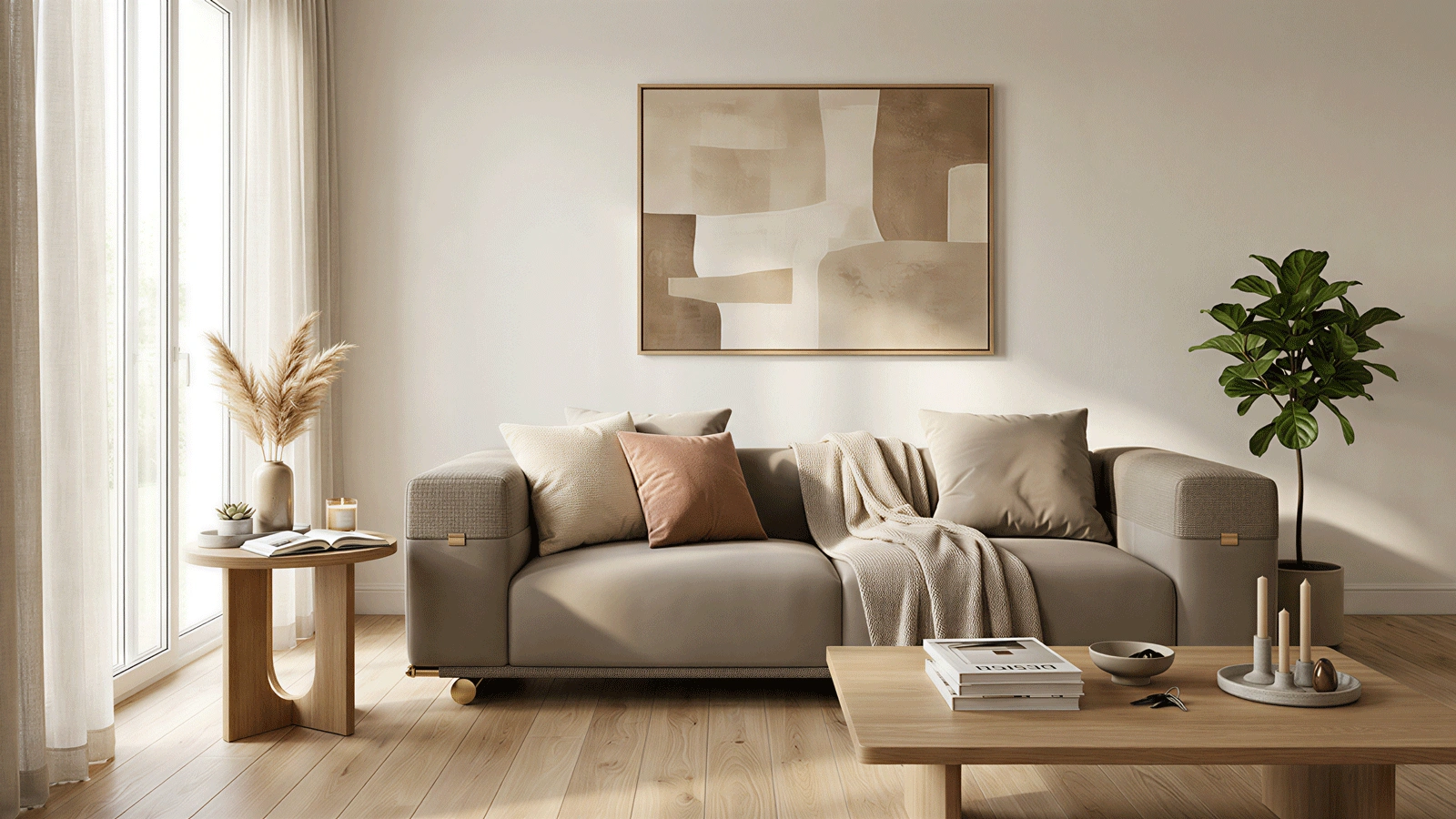 Anmytek Modern 2-Seater Sofa – Elegant Lounge Couch with Plush Cushions, Stylish Textured Arms, and Gold Accent Legs – Perfect for Contemporary Living Spaces