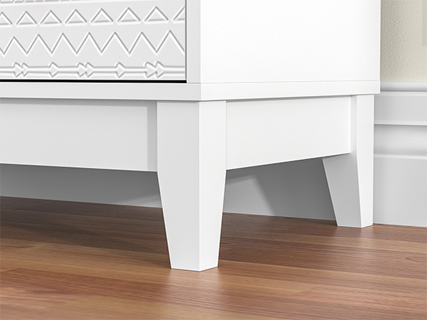 White dresser 3 drawer dresser for bedroom